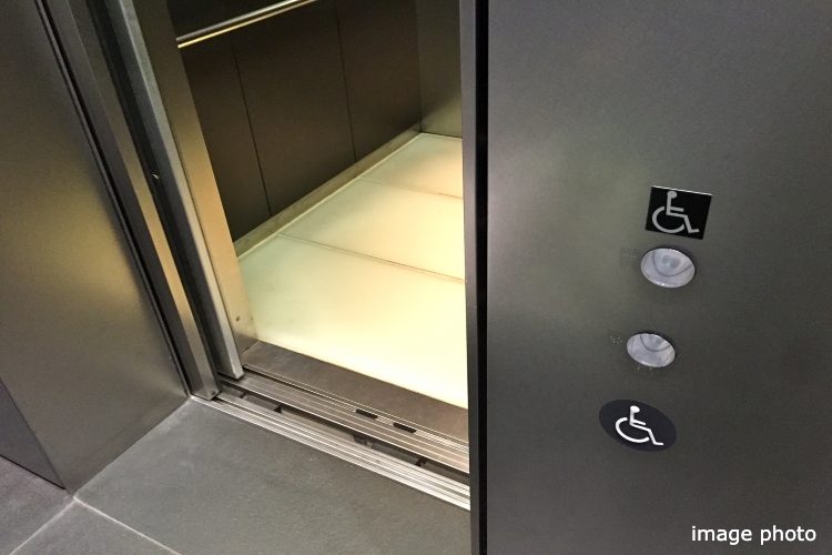 シティテラス千里桃山台の車椅子利用者対応エレベーターイメージ画像